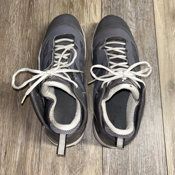 Nike Air Jordan Mens US Size 13 Q FLIGHT Rabbit Grey White Sneaker Shoes - Picture 8 of 12